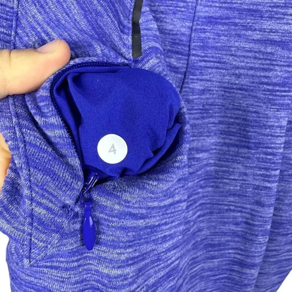 LULULEMON Athletica Heather Blue Stretch Athletic Casual Dress size 4
